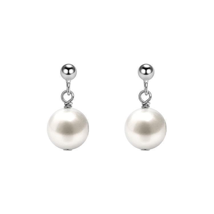 Simple Fashion Pearl Earrings Elegant High Grade Jewelry for Women Ladies-6