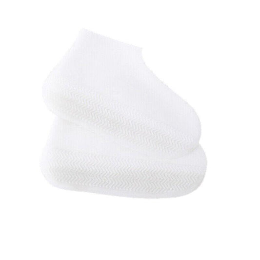Shoe Cover Waterproof Silicone Non Slip Rain Water Rubber Foot Boot Overshoe M Size-10