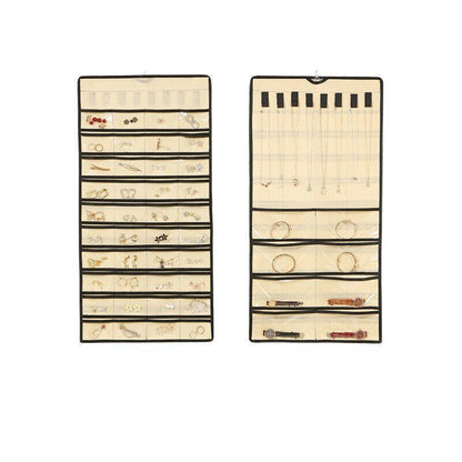 48 Pockets Jewelry Hanging Storage Organizer Holder Earring Display Pouch Bag