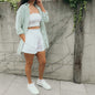 Linen Short in White