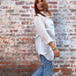 Nightshirt in White Linen