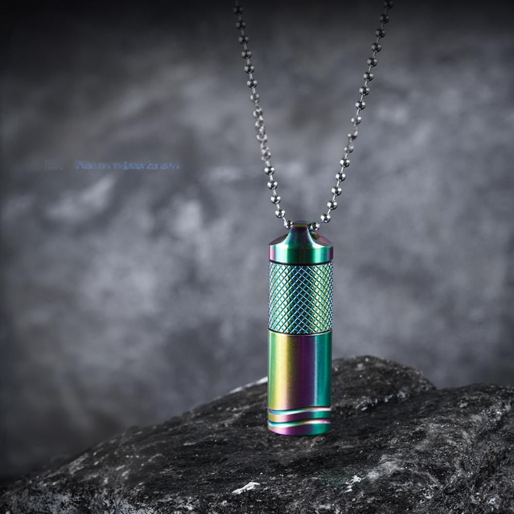 Wautton R18 EDC Titanium Alloy Mini Flashlight With USB Charging Rechargeable Fishing Outdoor Waterproof Camping Lighting EDC Tools-0