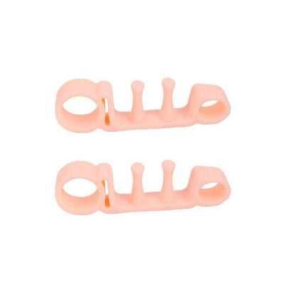 Skin Colour Bunion Corrector Toe Separators Silicone Gel Elastic Straighteners Spacers-5