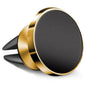 360-degree Rotating Phone Holder for Car Air Vent with Secure Gold Clip Mount-1