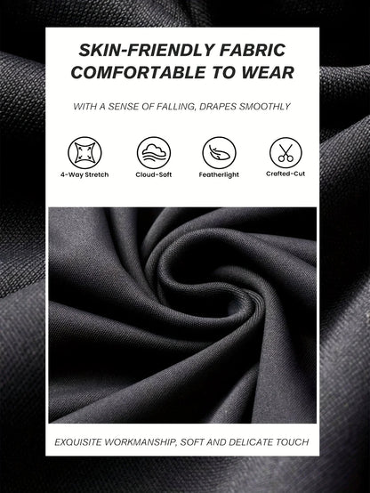 Women's spring and summer high waisted tight fitting flared pants, slim leg long black pants, thin wide leg pants for slim women - UrbanNest Co