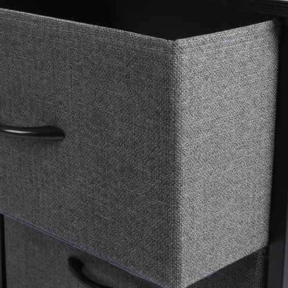 NNEIDS Levede Storage Cabinet Tower Chest Dark Grey - UrbanNest Co