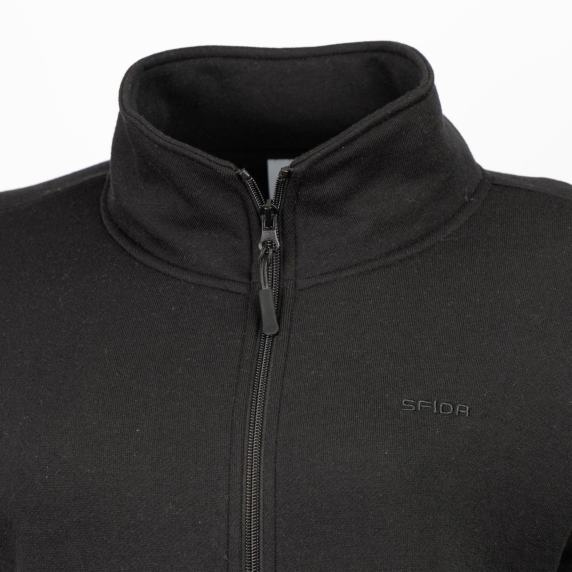 Perry Mens Full Zip Stand Collar Jacket - Black - UrbanNest Co