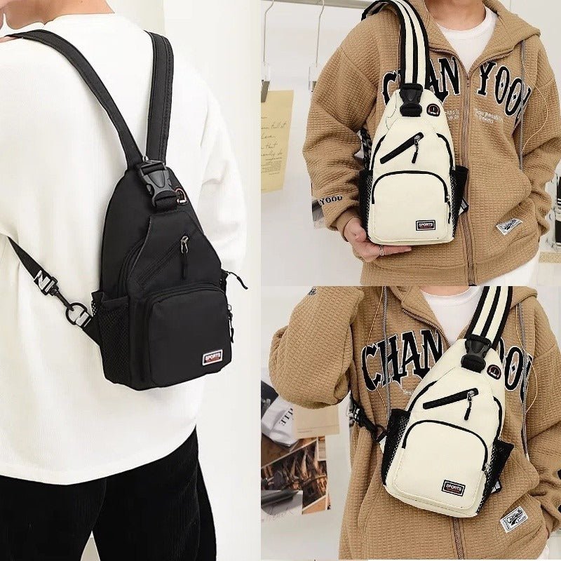 19*6*34CM Snoopy Cartoon Print Large Capacity Backpack Shoulder Bag Chest Crossbody Bag - UrbanNest Co