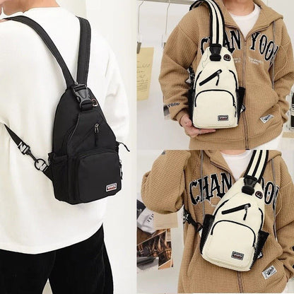 19*6*34CM Snoopy Cartoon Print Large Capacity Backpack Shoulder Bag Chest Crossbody Bag - UrbanNest Co