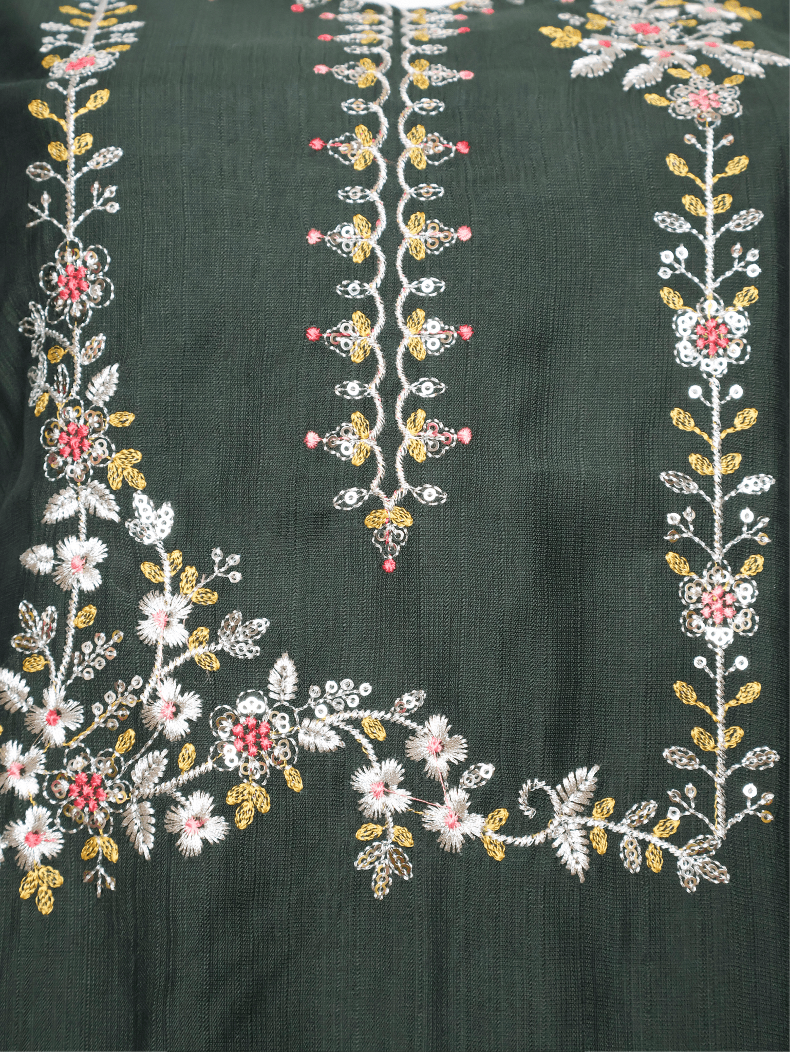 Cotton Kurti with Beautifully Embroidered Neckline - UrbanNest Co