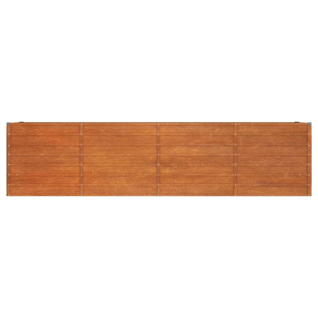 NNEVL Garden Raised Bed Rusty 320x40x77 cm Corten Steel - UrbanNest Co