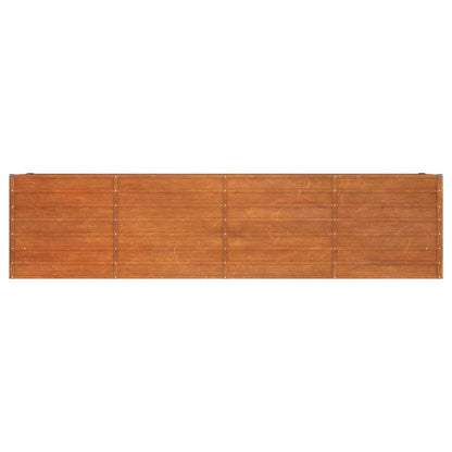 NNEVL Garden Raised Bed Rusty 320x40x77 cm Corten Steel - UrbanNest Co