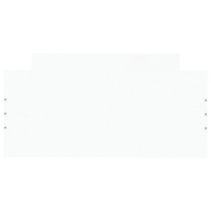 NNEVL Bed Frame White 92x187 cm Single Size Engineered Wood - UrbanNest Co