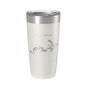 Lake James Map Tumbler Travel Mug Insulated Laser Engraved Coffee Cup North Carolina 20 oz - UrbanNest Co