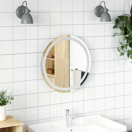 NNEVL LED Bathroom Mirror 50 cm Round - UrbanNest Co