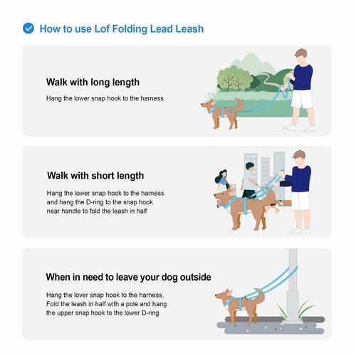 Lof Folding Lead Leash - UrbanNest Co