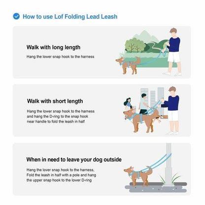 Lof Folding Lead Leash - UrbanNest Co