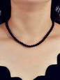 Short Black Beads Necklace Pearl Choker Wholesale Price Jewellery Accessories - UrbanNest Co