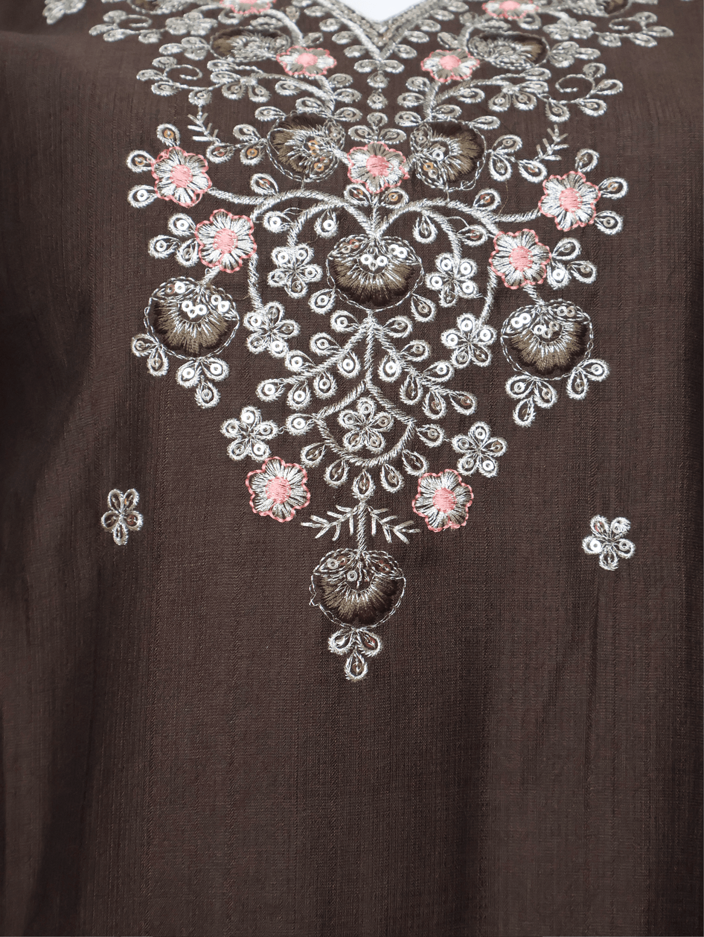 Cotton Kurti with Beautifully Embroidered Neckline - UrbanNest Co