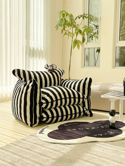 Playful Mind Striped Lazy Sofa Chair - UrbanNest Co