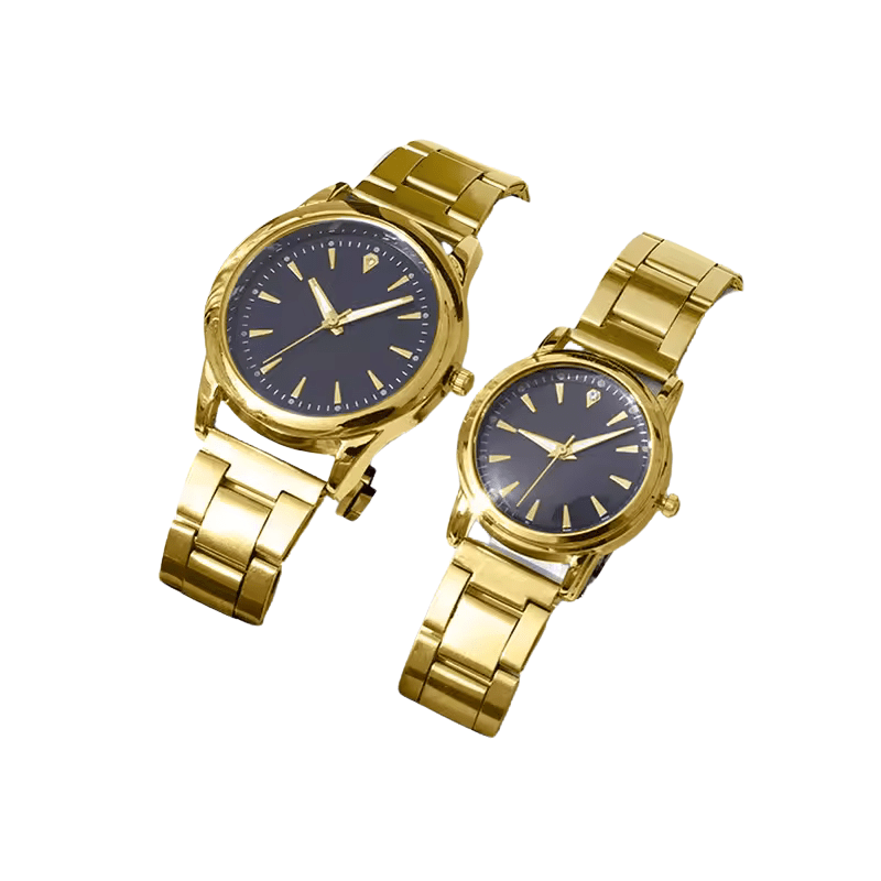 Couple Quartz Gold Watches Set - UrbanNest Co
