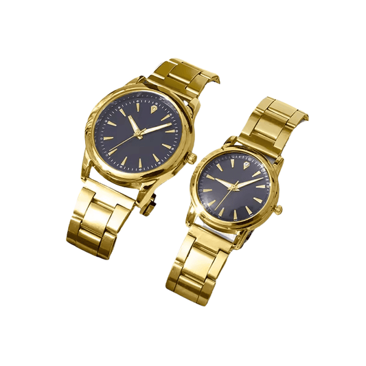 Couple Quartz Gold Watches Set - UrbanNest Co