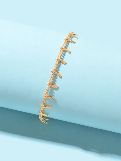 Women Gold Silver Chain Charms Anklet Boho Chic Beach Foot Jewellery Accessories - UrbanNest Co