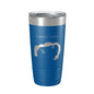 Carter Lake Map Tumbler Travel Mug Insulated Laser Engraved Coffee Cup Iowa Omaha Nebraska 20 oz - UrbanNest Co