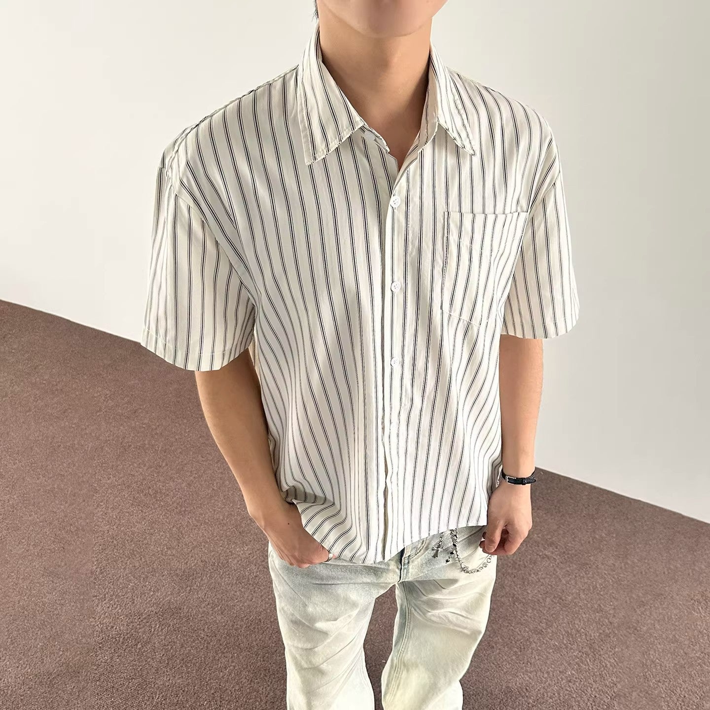 Men's Retro Loose Lazy Style Blouse Jacket - UrbanNest Co