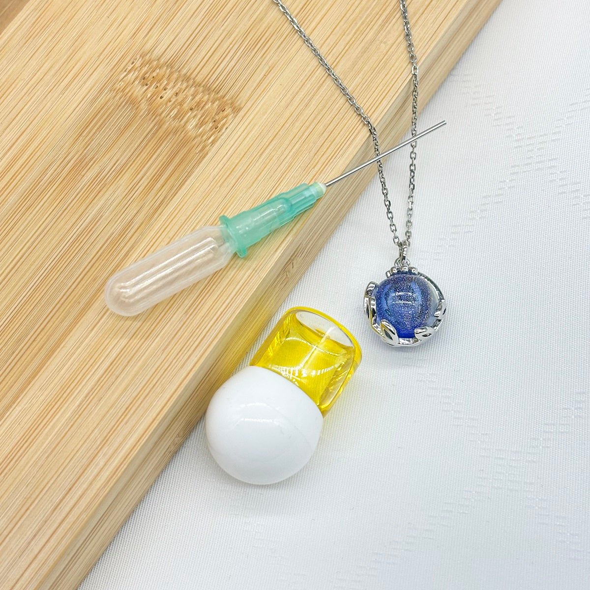 Planet Murano Aroma Necklace - Celestial Sapphire | Energy & Healing | Diffuse on the go | Gift for her - UrbanNest Co
