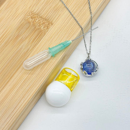 Planet Murano Aroma Necklace - Celestial Sapphire | Energy & Healing | Diffuse on the go | Gift for her - UrbanNest Co