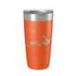 Lake James Map Tumbler Travel Mug Insulated Laser Engraved Coffee Cup North Carolina 20 oz - UrbanNest Co