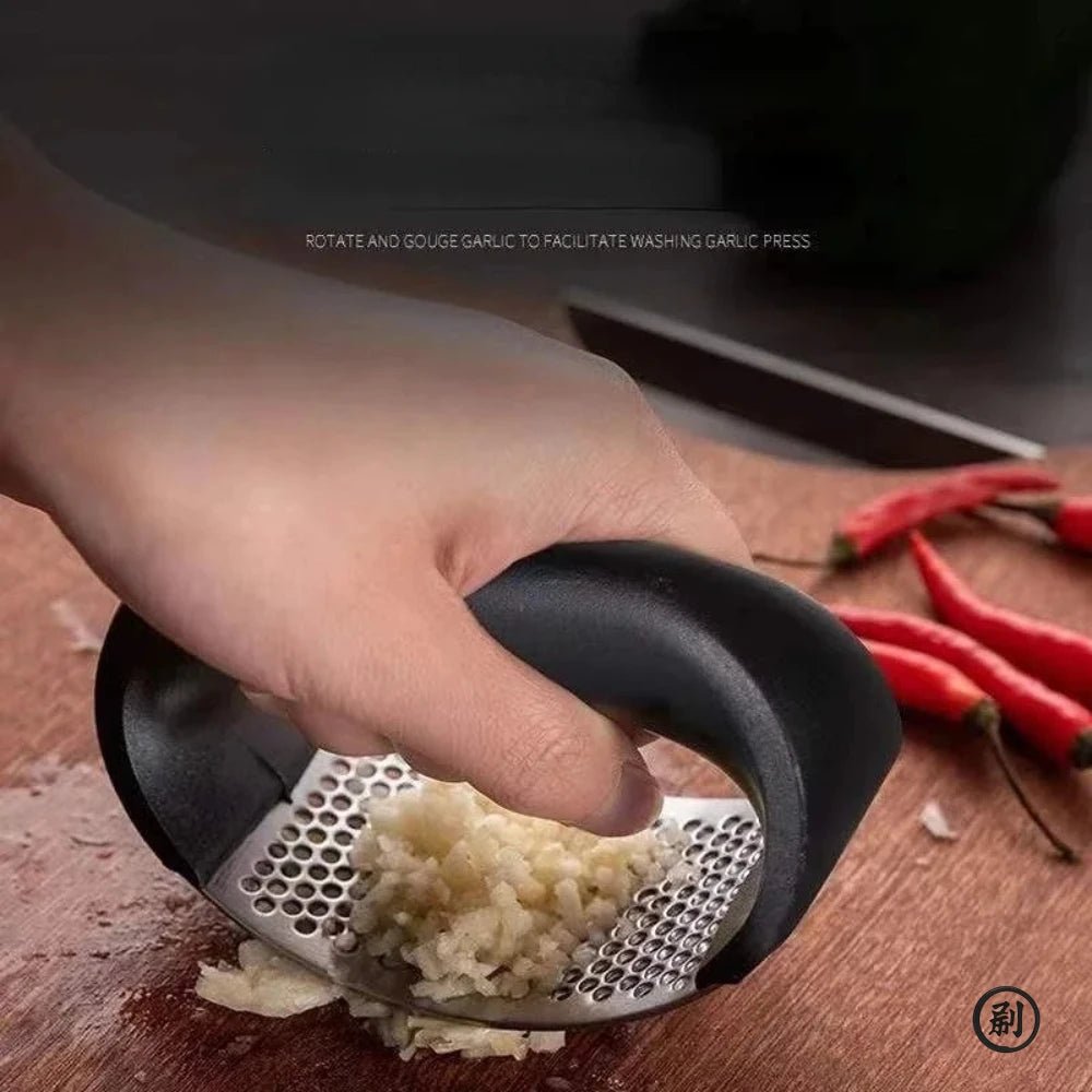 Stainless Steel Garlic Press Crusher Manual Garlic Mincer Chopping Garlic Tool Fruit Vegetable Tools Kitchen Accessories Gadget - UrbanNest Co