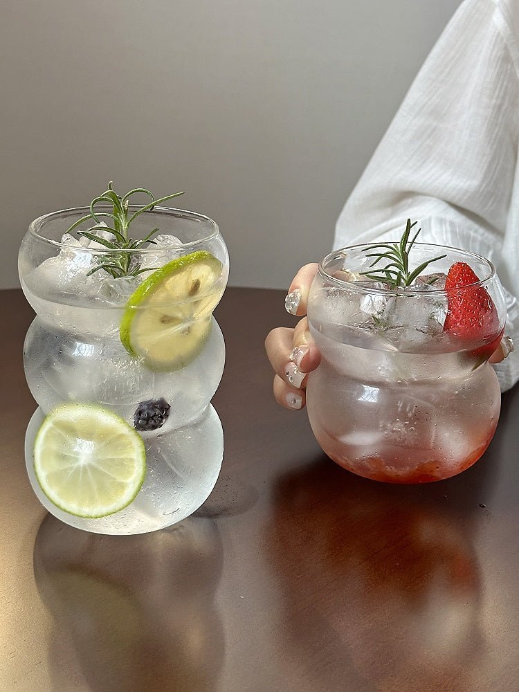 Bubble Shaped Glass Coffee Cups - UrbanNest Co