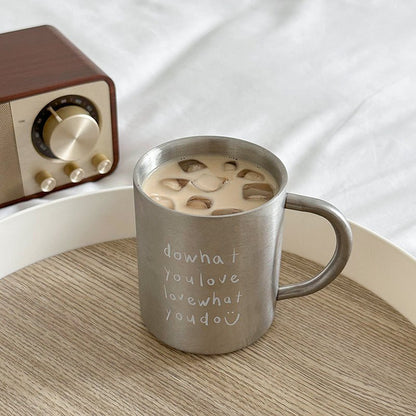 Stainless Steel Letters Mug - UrbanNest Co