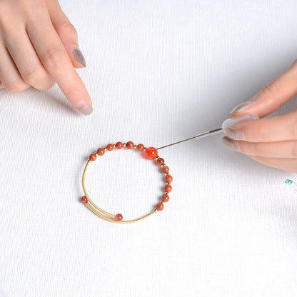 Murano Glass Bead Bracelet | Essential Oil Diffuser Jewelry | Diffusing on the go - UrbanNest Co