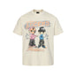 Cartoon Print Short Sleeve T-Shirt Unisex Quick - Dry Cool - Feeeling Top - UrbanNest Co