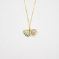 Green Shell Murano Aroma Necklace - Dreamy Lavender | Energy & Healing | Diffuse on the go | 925 Silver - UrbanNest Co