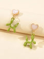 Lovely Jewellery Heart Green Dog Dangle Earrings Wholesale Price Cartoons Gift - UrbanNest Co