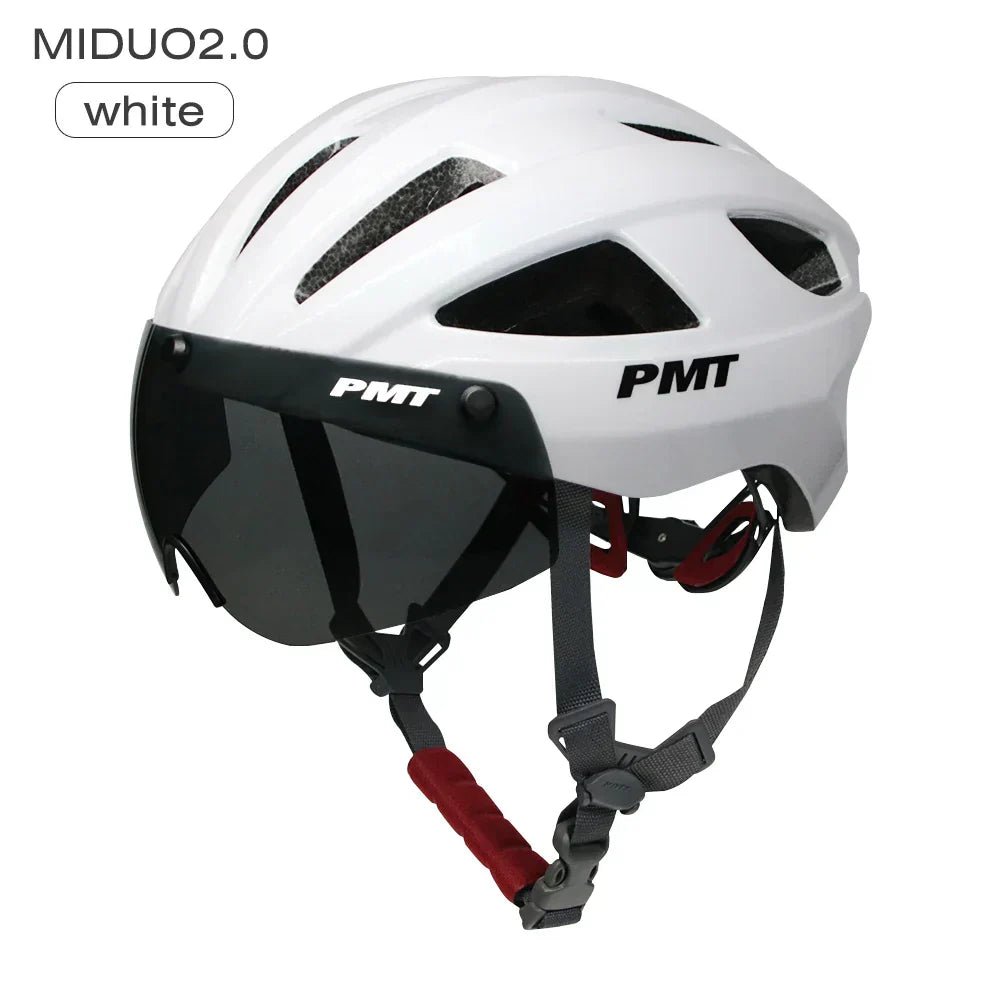Ultralight Bicycle Helmet with Magnetic Windproof Lenses - UrbanNest Co