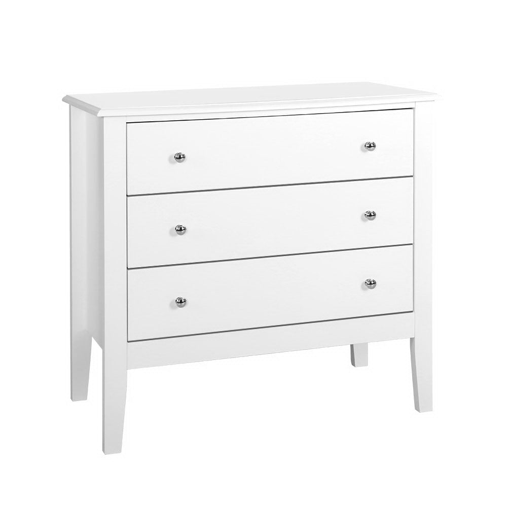 NNEDSZ Chest of Drawers Storage Cabinet Bedside Table Dresser Tallboy White - UrbanNest Co