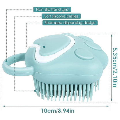 Silicone Bathing Brush Multifunctional Pet Hair Washing Brush Massage Scrubber - UrbanNest Co