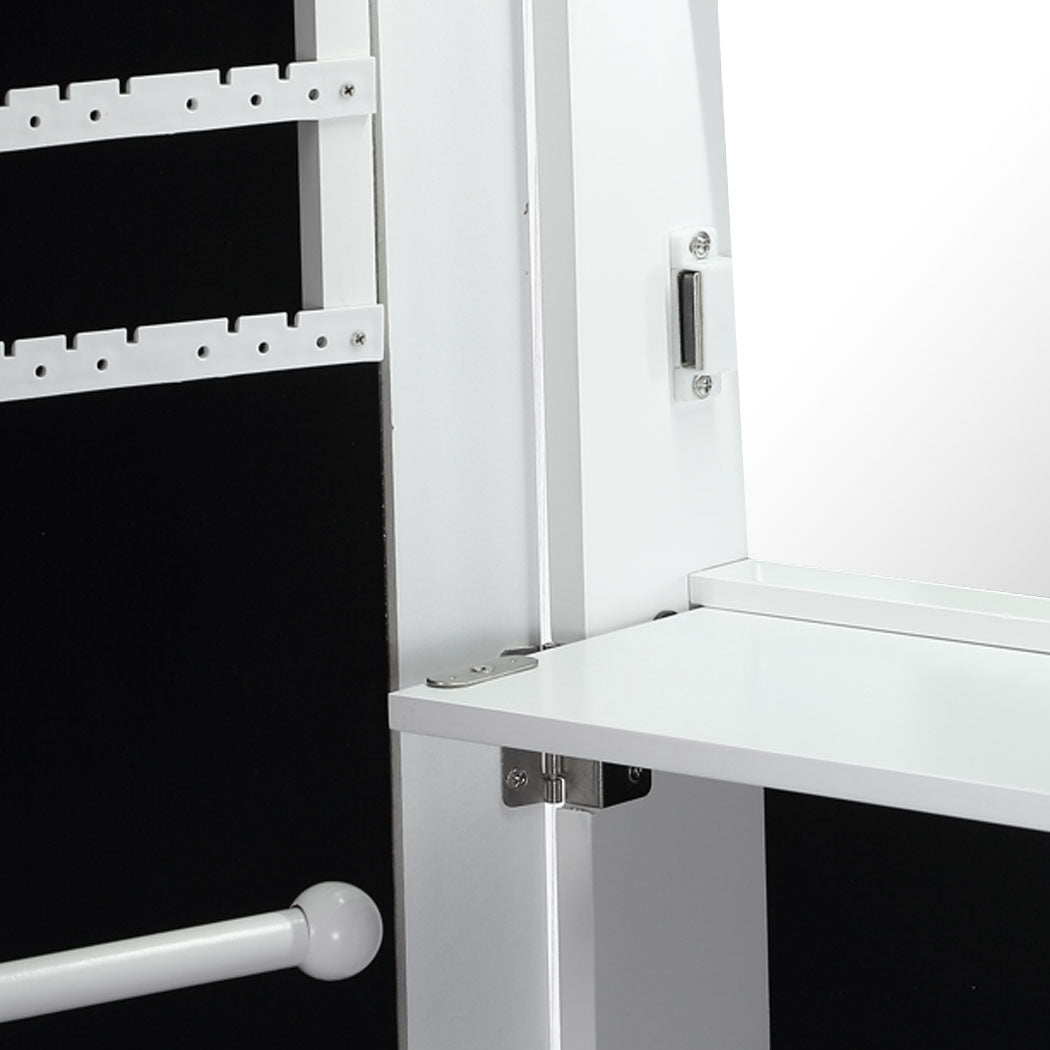 Levede Mirror Jewellery Cabinet Jewelry - UrbanNest Co
