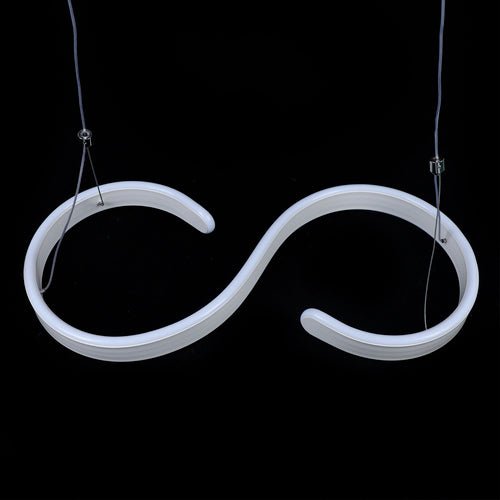 Contemporary Acrylic LED Swirl Shaped Light Fixture - UrbanNest Co