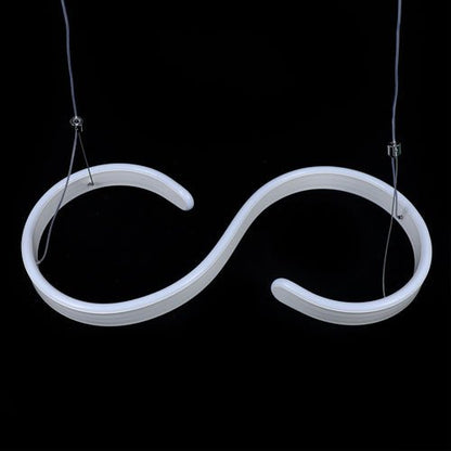 Contemporary Acrylic LED Swirl Shaped Light Fixture - UrbanNest Co