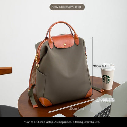 Stylish High - Quality Nylon Backpack with Large Capacity, Lightweight and Durable for Business Travel and Daily Commute - UrbanNest Co