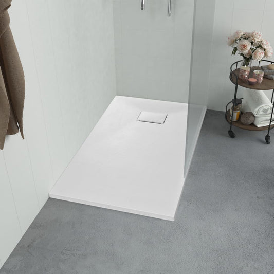 NNEVL Shower Base Tray SMC White 90x90 cm - UrbanNest Co