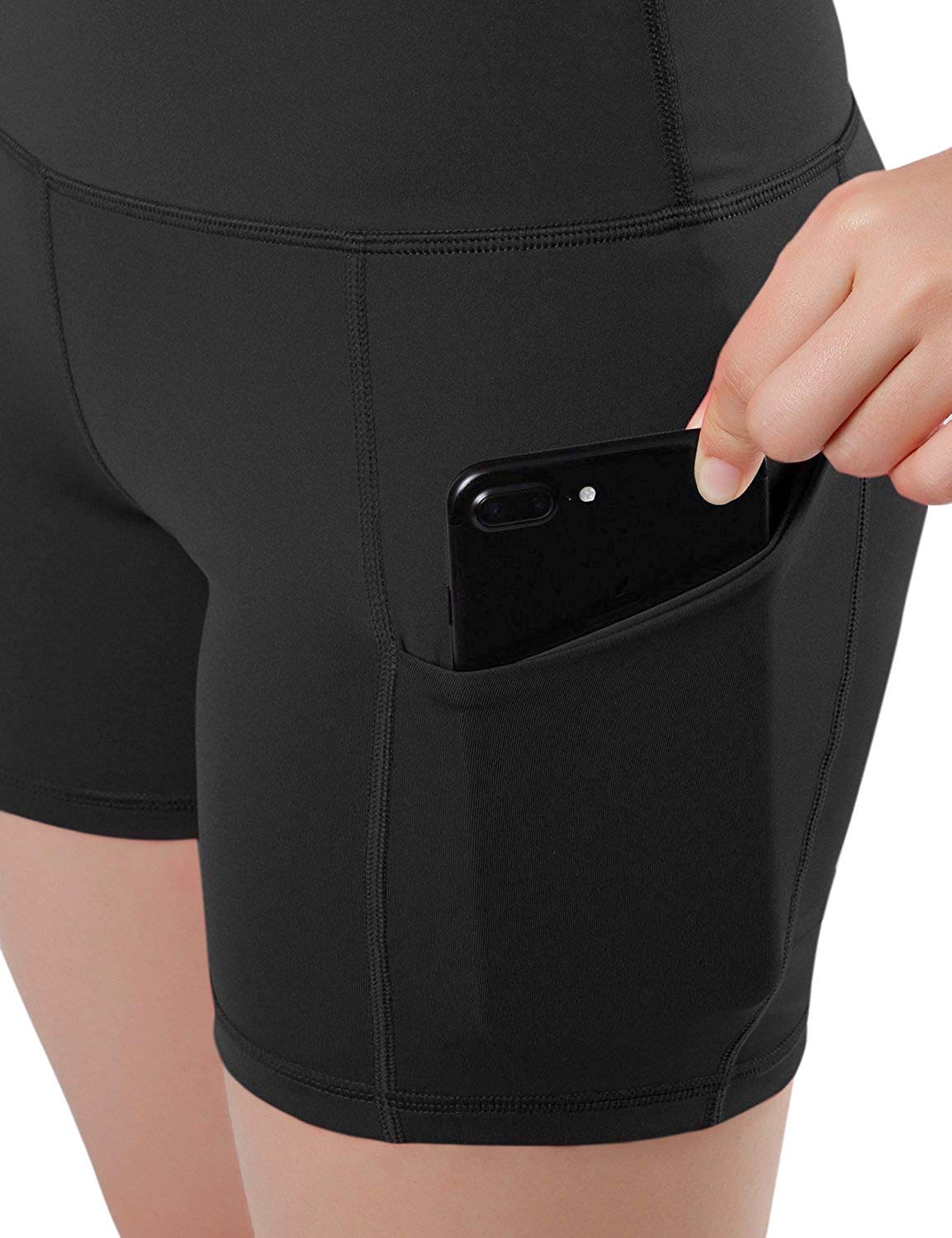JupiterGear Jolie High - Waisted Athletic Shorts with Hip Pockets - UrbanNest Co