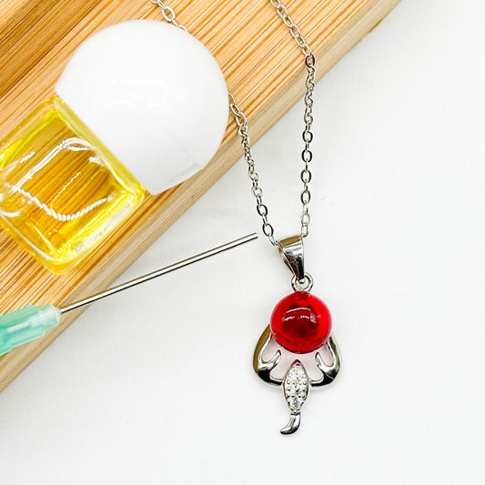 Sterling Silver Zodiac Aroma Necklace - Scorpius Oct - Nov | Perfect Birthday Gift | Energy & Healing | Diffuse on the go - UrbanNest Co
