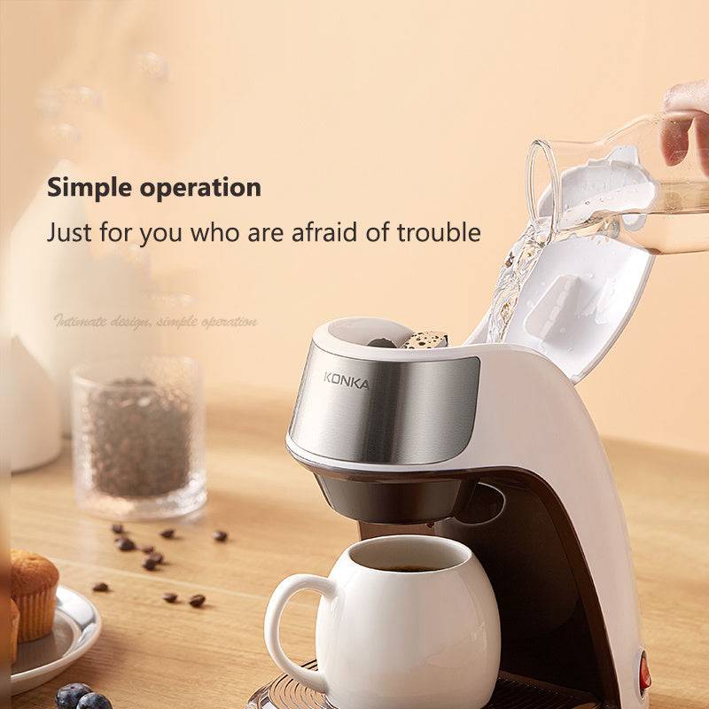 Compact Automatic Coffee Maker – Small Home & Office | Free Ceramic Cup Included - UrbanNest Co
